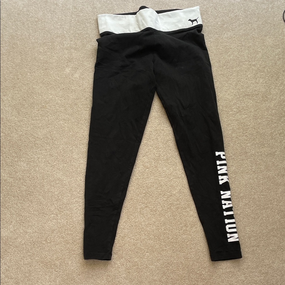 VINTAGE PINK NATION YOGA PANTS